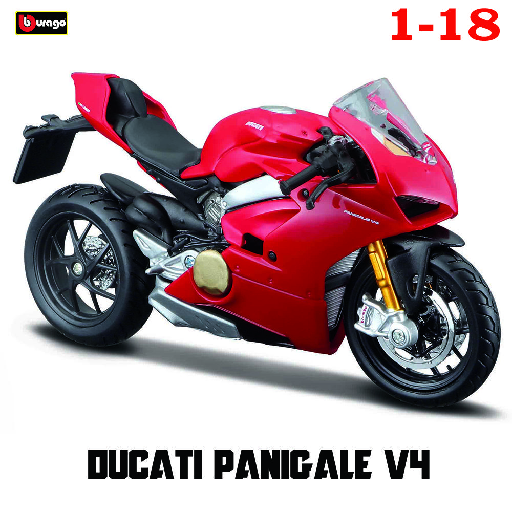 Ббураго 1:18 2023 GASGAS RX450F Honda Africa Twin Adventure 790 Adventure R Rally 450F X Diavel S модель мотоцикла Серия игрушек