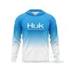 Mens UPF 50 Quick-Dry Fishing Hoodie Long Sleeve Sun Protection Shirt Sea Outdoor Activities