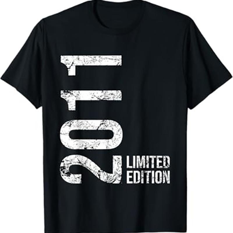 2011 Ограниченная серия Винтажная футболка Черная S ДО 5XL