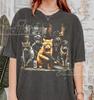 Vintage Gangster Cats 90s Graphic Style Comfort Colors® Tshirt, DP Hat Mafia Faded Tee, Grunge Hip Hop Streetwear, Funny 2000s Cat Gift