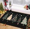 Приветственный коврик, оформленный надписью «Merry Christmas», — это коврик для гостиных, спален, кухонь и рождественский коврик.