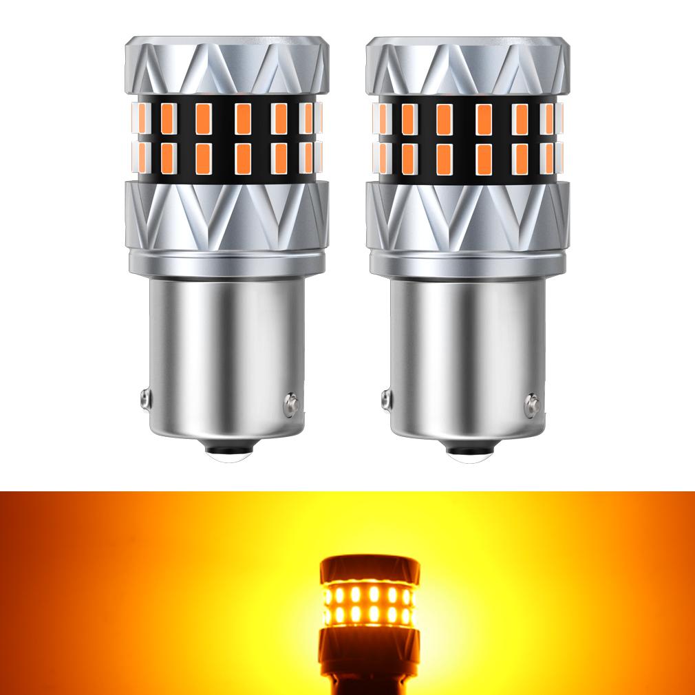 2 шт. P21W Led 1156 BA15S PY21W BAU15S BAY15D P21/5W 1157 Светодиодные лампы T20 7440 W21W WY21W 7443 W21/5W 42SMD Автомобильный указатель поворота Задний тормоз Авто лампа