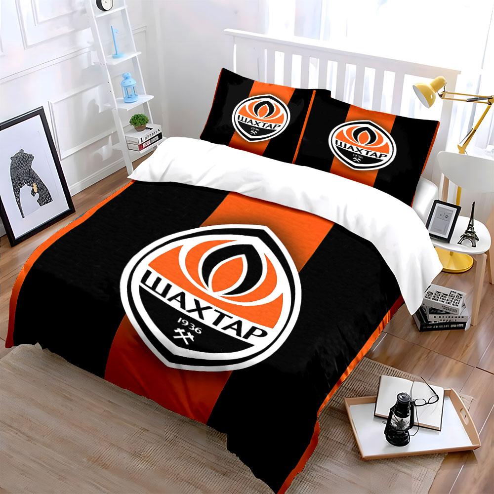 "Orange Black Logo Bedding Set" Bedding Duvet Cover Set Duvet Cover Pillowcases (1 * Duvet Cover 2 * Pillowcases, without duvet insert)