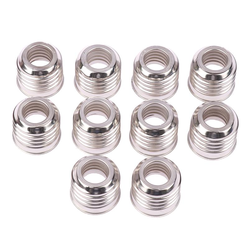 10 шт. 110 В от E27 до E14, держатель лампы, конвертер, огнестойкая розетка, цоколь, преобразователи, адаптер для лампочки, аксессуары для освещения