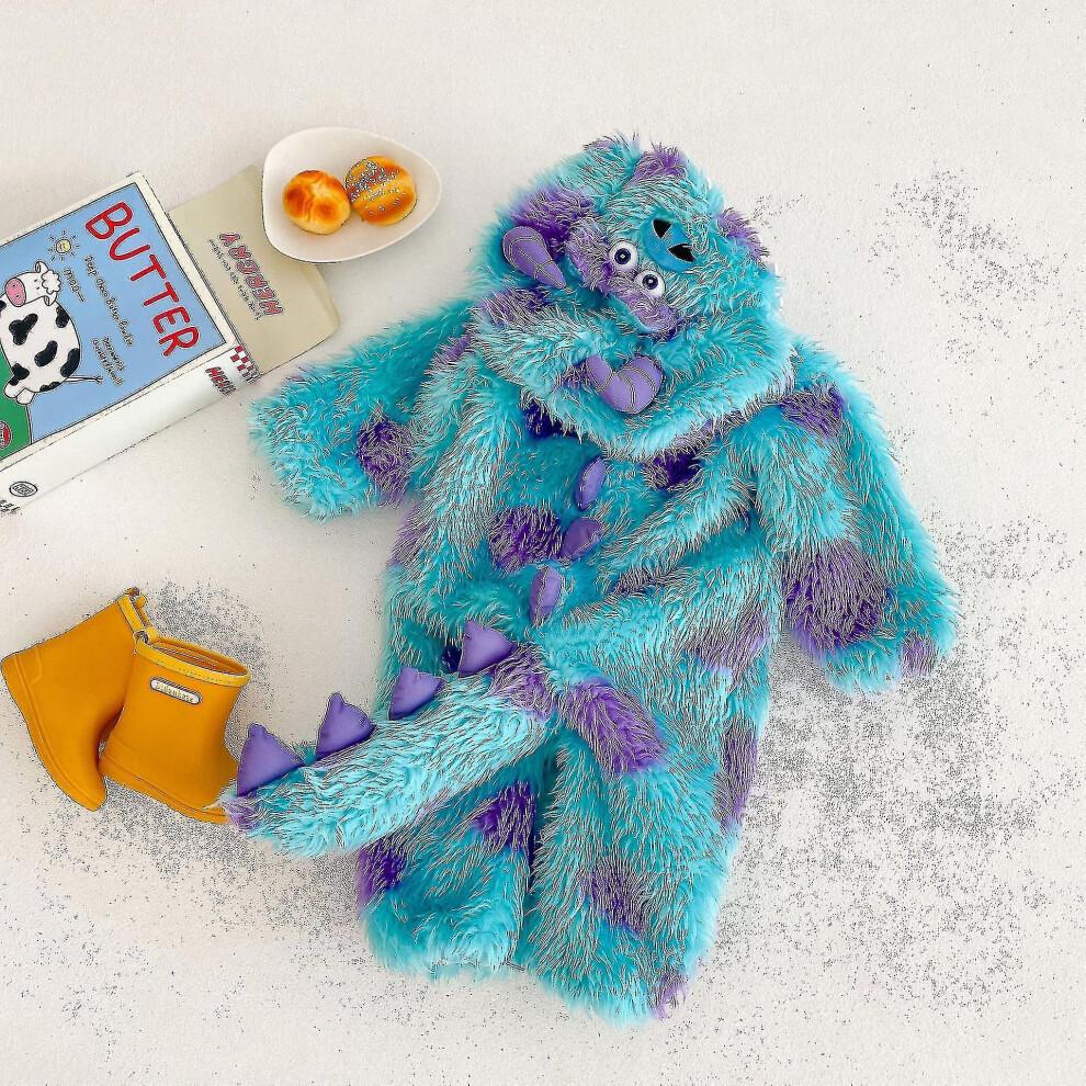 Unisex Toddler Child Blue Sally Monster Costume Jumpsuit For Baby