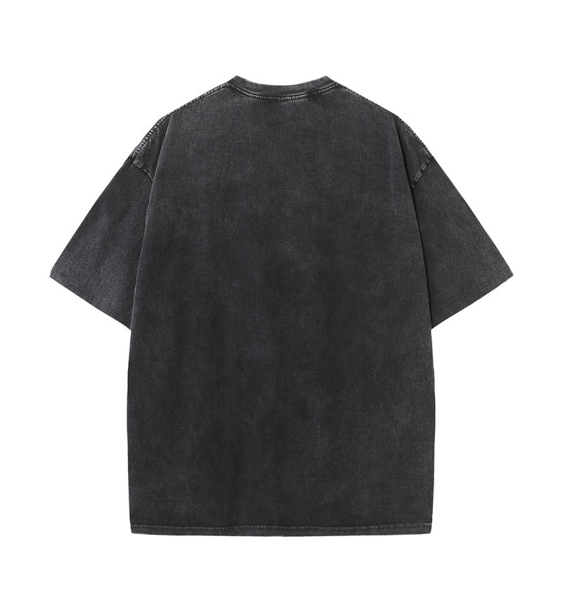 2025 Лето 100% хлопок стираный Old Craft свободная футболка большой размер О-образный вырез свободная мужская футболка с принтом Human Evolution