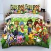 Аниме Digimon Adventure Monster Комплект постельного белья Пододеяльник Постельный комплект Одеяло Чехол Наволочка Одеяло King Queen Size Мальчики Взрослые
