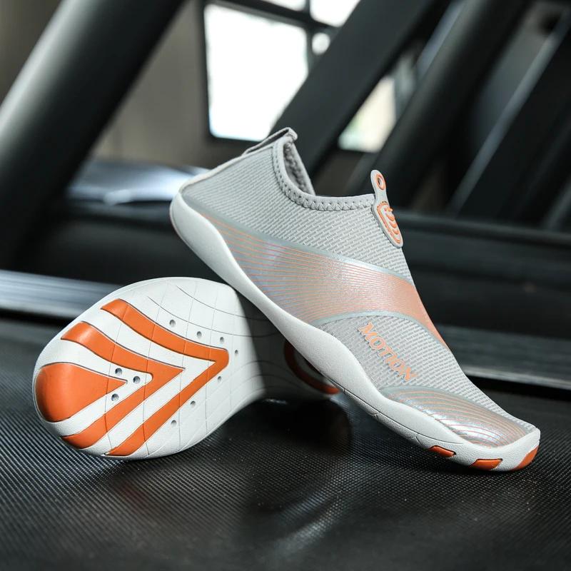 Мужские водные туфли Мужские кроссовки для плавания, спорта, повседневной носки, для апстрима, йоги, легкие, для улицы, противоскользящие, дышащие, рыболовные, пляжные шлепанцы