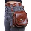 Women's PU Waist Bag Small Square Hip Packs Cross Multi-function Outdoor Leg Phone Pouch