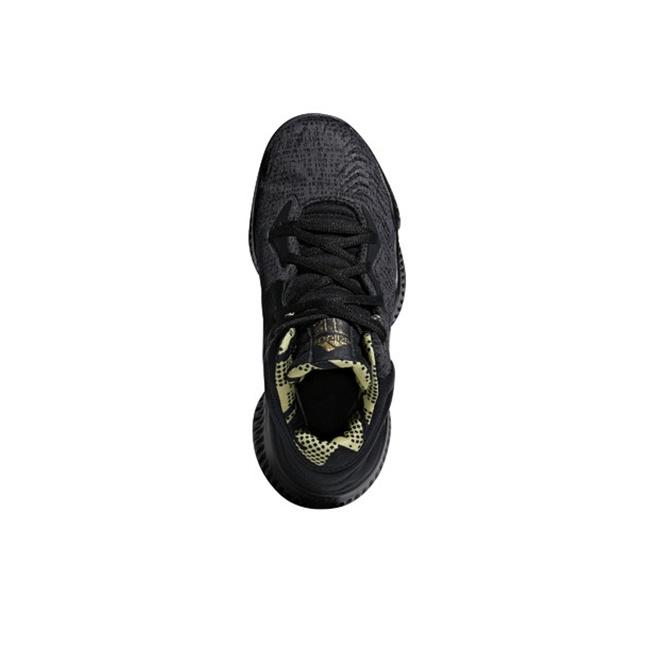 adidas Mad Bounce 2018 Высокие Ретро Баскетбольные Кроссовки Детские Кроссовки Черный Золотой BB7545