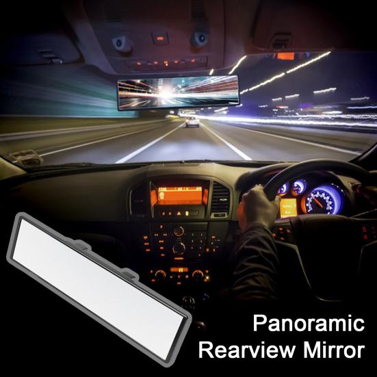 Расширитель зеркала заднего вида Широкоугольное выпуклое Салонное зеркало заднего вида с клипсой Универсальное Антибликовое Панорамное зеркало заднего вида