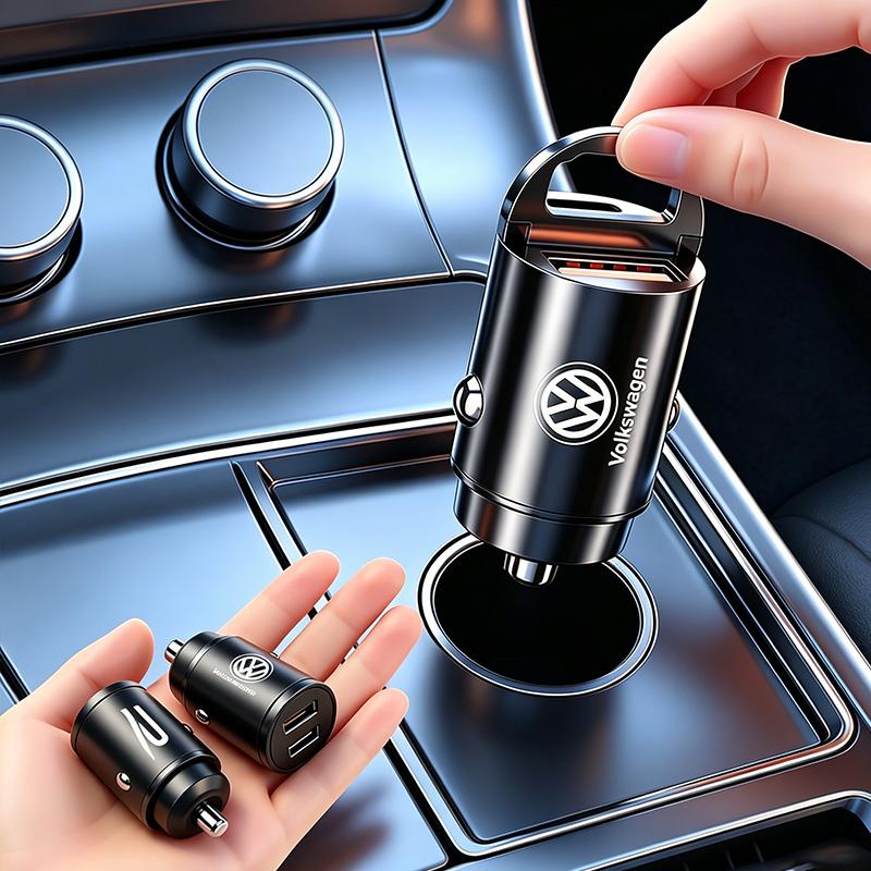OPQ1 Volkswagen Car Charger USB Type-C Fast Charging Adapter For VW GTI Polo Golf MK6 MK7 Passat B6 Tiguan Arteon Jetta T-ROC ID.4 CC