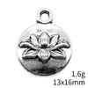 Back To School Bag Charms Rose Lotus Charms Pendant Women's Bags Bracelet Pendant