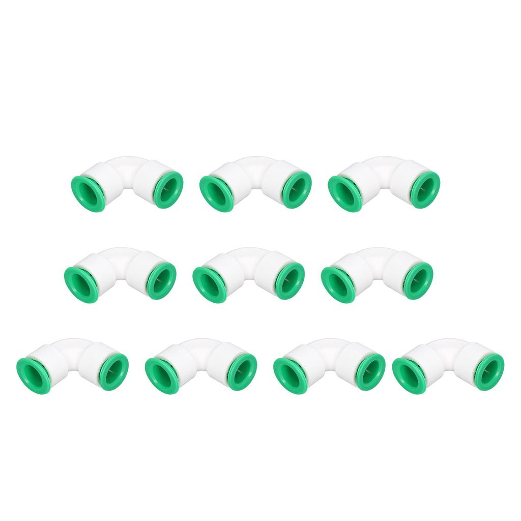 10Pcs Elbow Connector PPR Hose Pipe Fitting Quick Push Connection Set Kit for Pool 20mm  0.79in