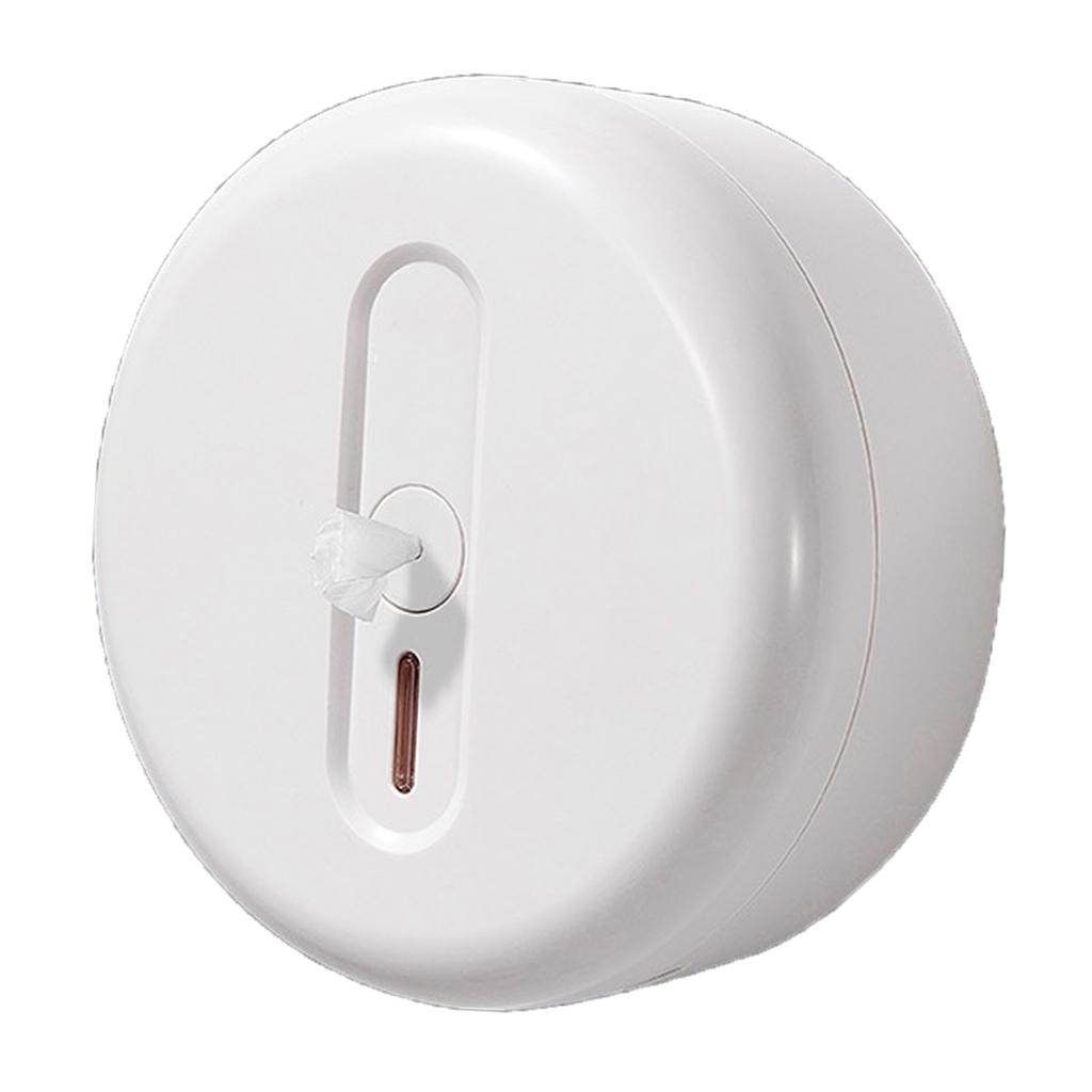 Roll Toilet Paper Holder Plastic Bath Tissue Dispenser Wall Mount for Bathroom Hotel Shopping Malls