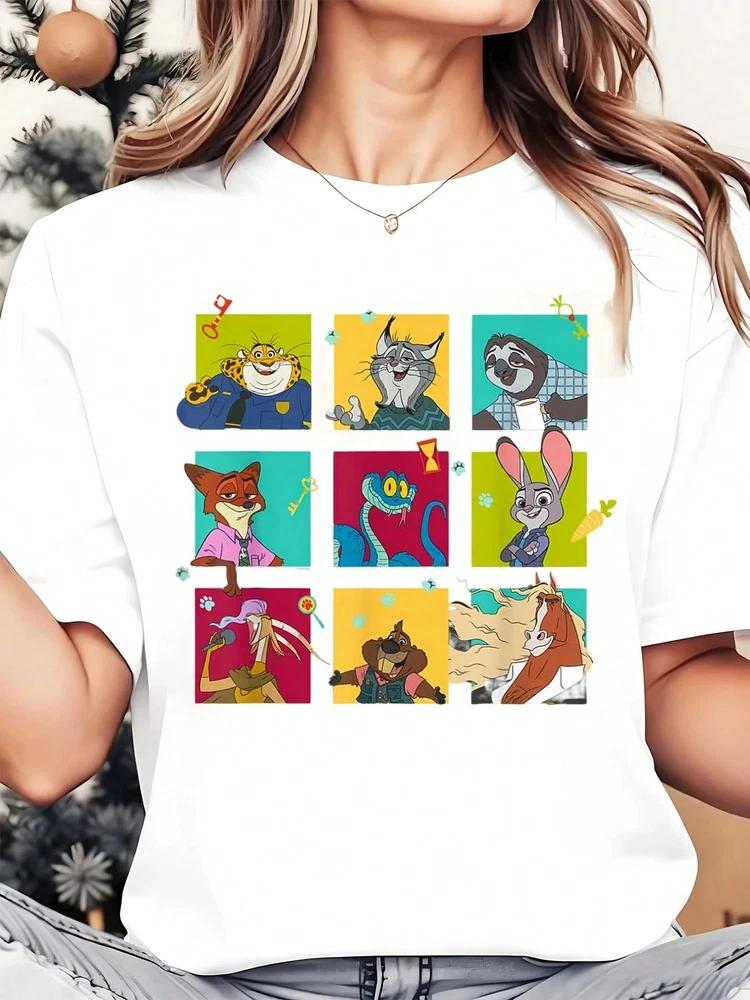 TShirt Zootopia Characters Unisex 5