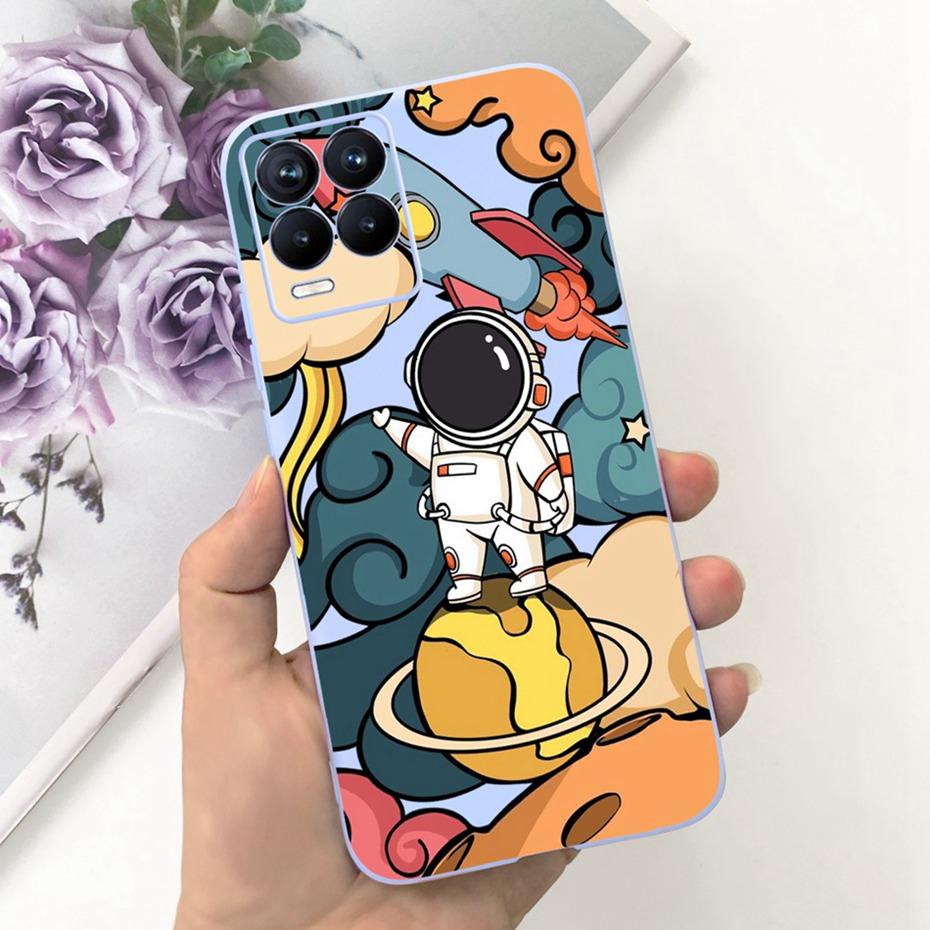Чехол Для Realme 8 Pro / Realme 8 4G Милый Мультяшный Конфетный Цвет Мягкий Силиконовый Чехол Для Realme8 8Pro RMX3085 RMX3081 Чехлы для Телефона