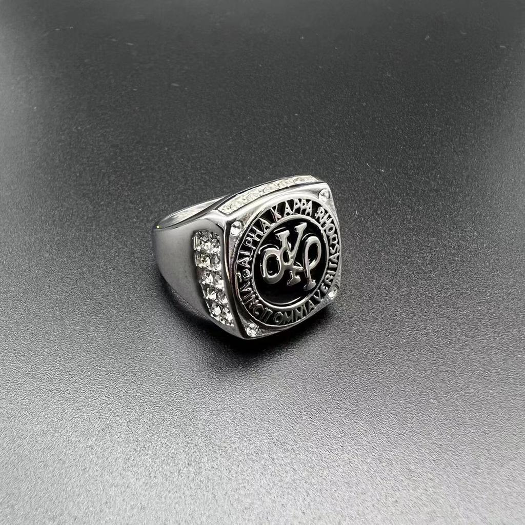 Мужские кольца из нержавеющей стали, позолоченные, вакуумные украшения со стразами для мужчин, аксессуары в стиле хип-хоп, мужские обручальные кольца на палец