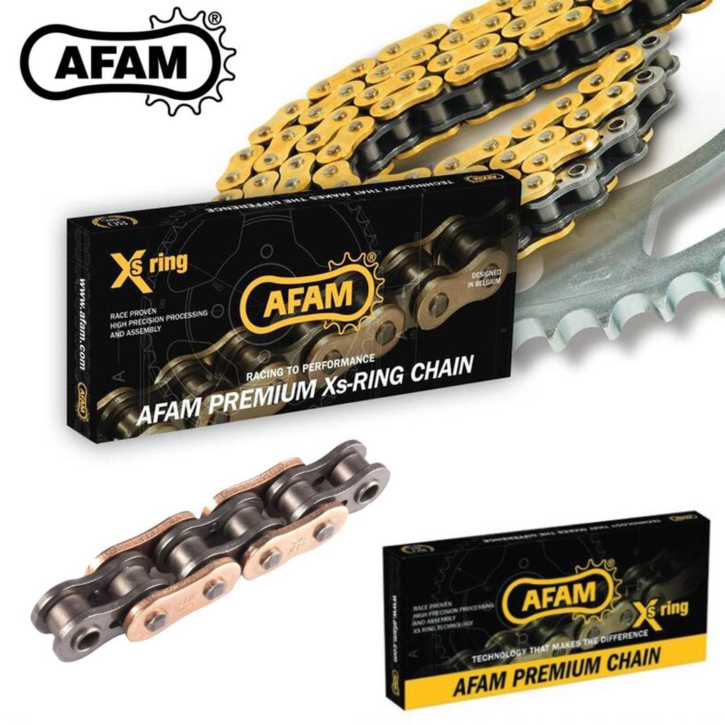 AFAM A520-118XMR3 2021-2023 Honda Forza 750 Compatible Chain XMR3 Xring Steel Color