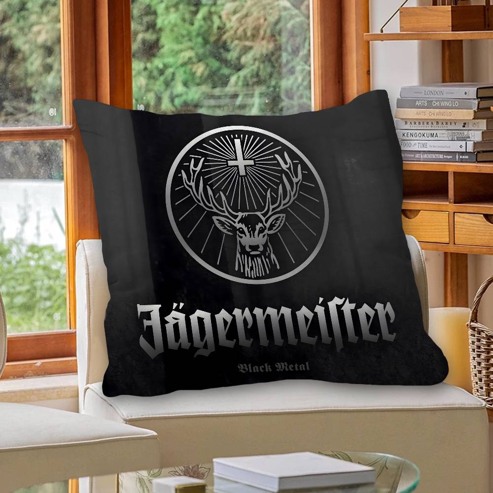 J-Jagermeisters Personalized Picture Text Home Decorative Pillows Household Gifts 45X45Cm