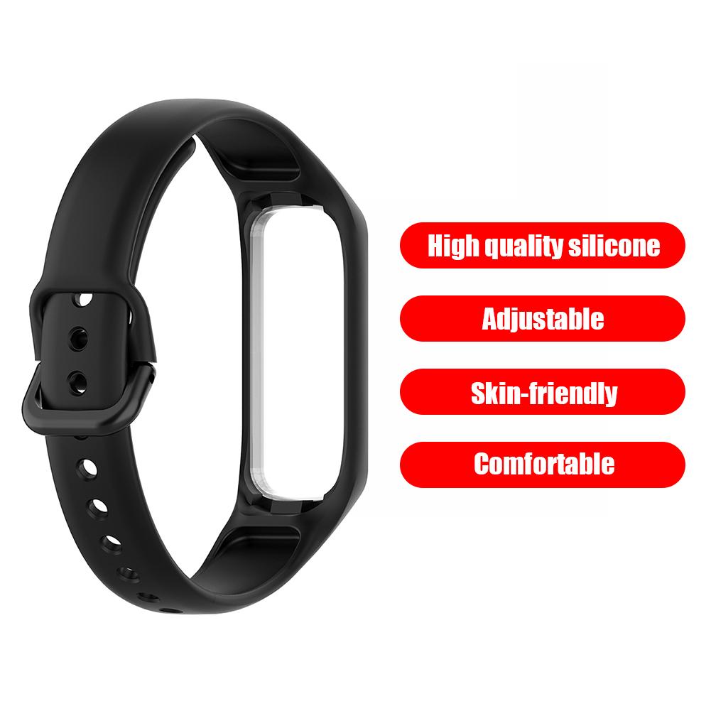 Силиконовый сменный ремешок для часов Samsung Galaxy Fit 2 SM-R220