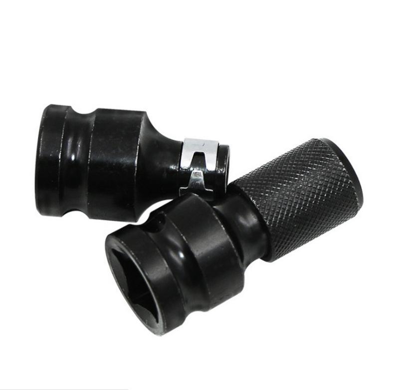 1/2" Square To 1/4" Hex Ratchet Socket Wrench Adapter Spanner Set Drive Converter Impact Tool Quick Change Converts Shank Drill Chuck Conversion Kit