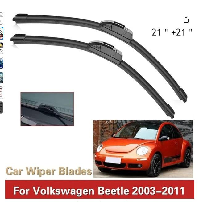 Suitable for VW New Beetle 2003-2010 wiper blades