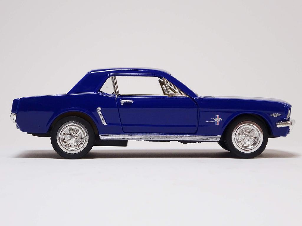 Kinsmart Ford Mustang 1964 Модель Синий Литой Автомобиль KT5351 1/2 1/36