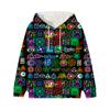Angry Geometry Dash Hoodie Children Clothes Kid Girl Boy Sweatshirt Manga Hoody Baby Casual Pullovers Sportswear Clothing