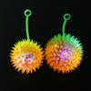 Decoration Glowing Hair Flash Ball Led Light Up Toy Glowing Elastic Ball Toy Elastic Glow Hair Ball