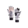 YDST Ski and Snowboard Gloves for Men and Winter Sports and Compatible with Design Gray Women, Gloves, Windproof, Waterproof, Smartphones, Five-Finger