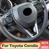 ABS углеродное волокно, автомобильный руль, кнопочная панель, накладки, чехол для Toyota Corolla E210 2022, аксессуары