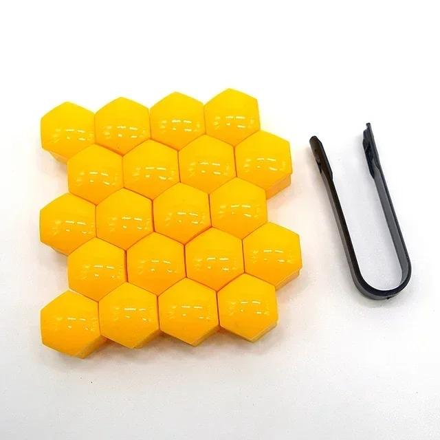 20 шт. 17/19/21 мм колпачки для колесных гаек автомобиля, защитные крышки, антикоррозийные колпачки для авто ступицы, винтовая крышка, гайка для автомобильных шин, болт, внешнее украшение