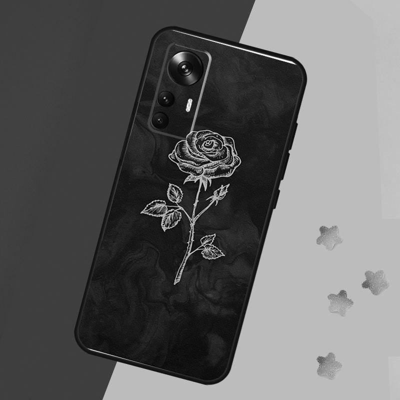 Чехол с цветочным принтом в виде розы для Xiaomi 14 13 11T 12T 13T Pro 12 Lite 12X POCO X3 X5 Pro X4 F4 M5 M5s F3 F5