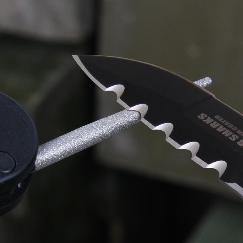 1шт двусторонний легкий портативный металлический вольфрамовый керамический карбидный нож для использования на открытом воздухе