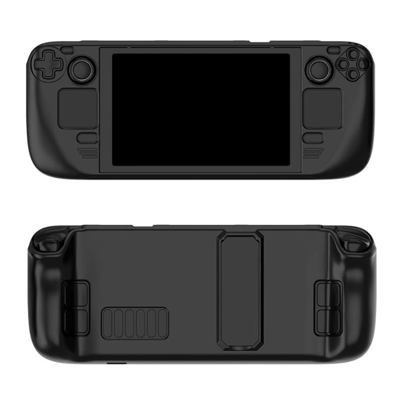 PC Cover Protective Case Game Console Shell with Foldable Bracket Scratchproof Housing Gaming Accessories