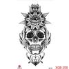 1PCS Waterproof Tattoos Temporary Tattoo Sticker Flowers Rose Body Tattoos for Women Art Arm Hand Tattoos Wolf Tiger Lion Painting Tatoos