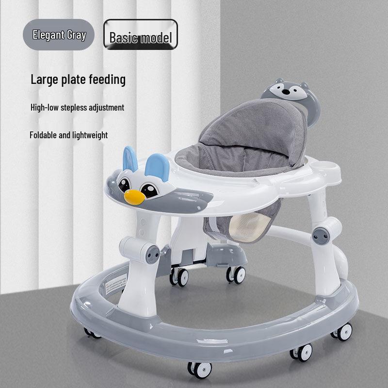 Multifunctional Baby Walker: Anti-Rollover, Sit & Learn Push Car