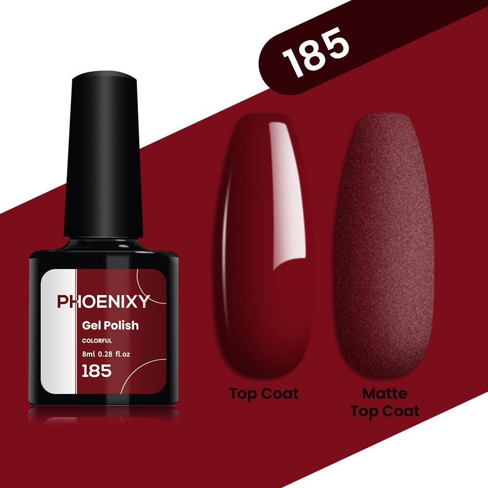 PHOENIXY, 8 мл, однотонный гель-лак для ногтей, замачиваемый цветной гель телесного цвета, розовый, фиолетовый, долговечный лак для ногтей, УФ-светодиодный лак для дизайна ногтей