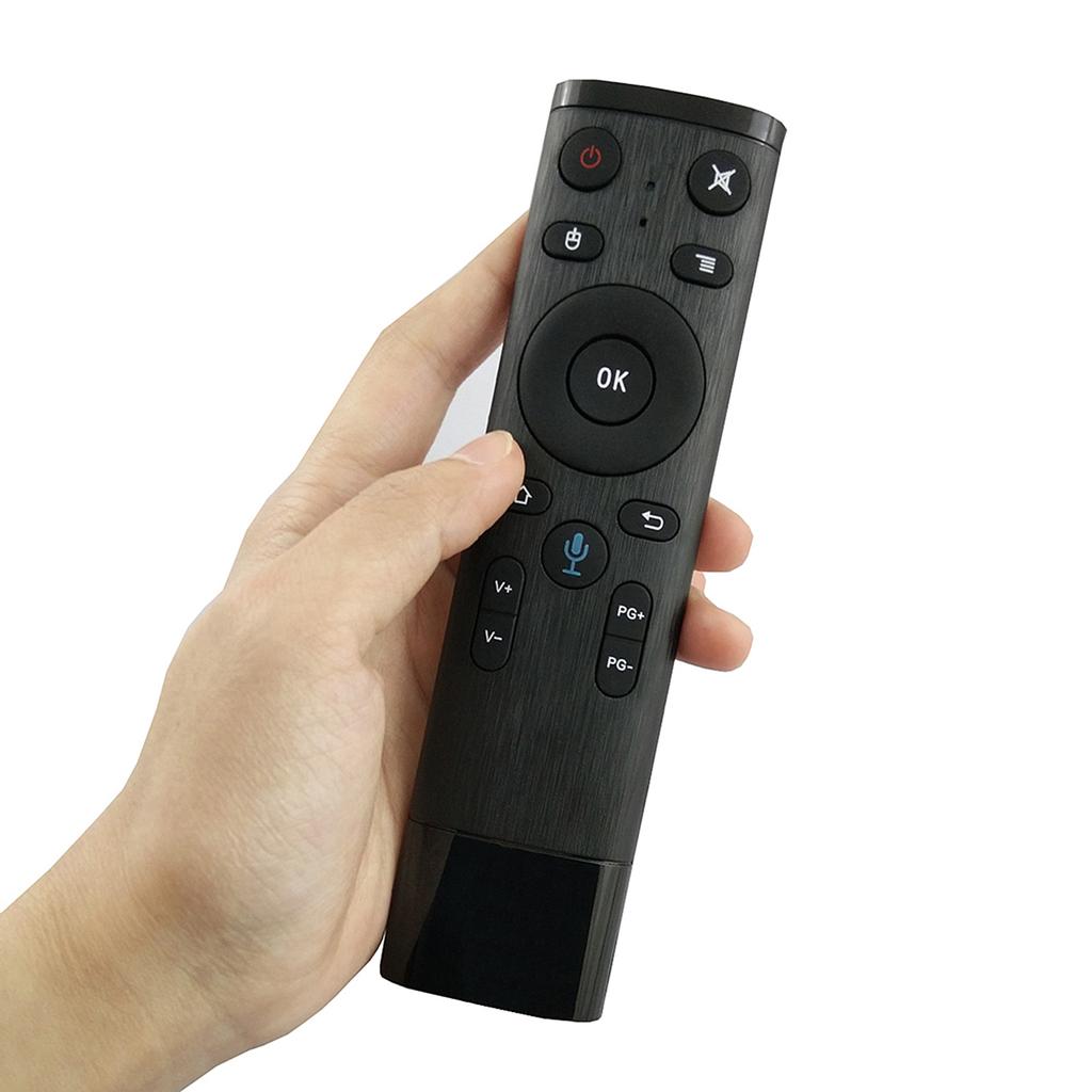2.4G Wireless Remote Control with USB Receiver Voice Input for Smart TV Android TV Box HTPC PC