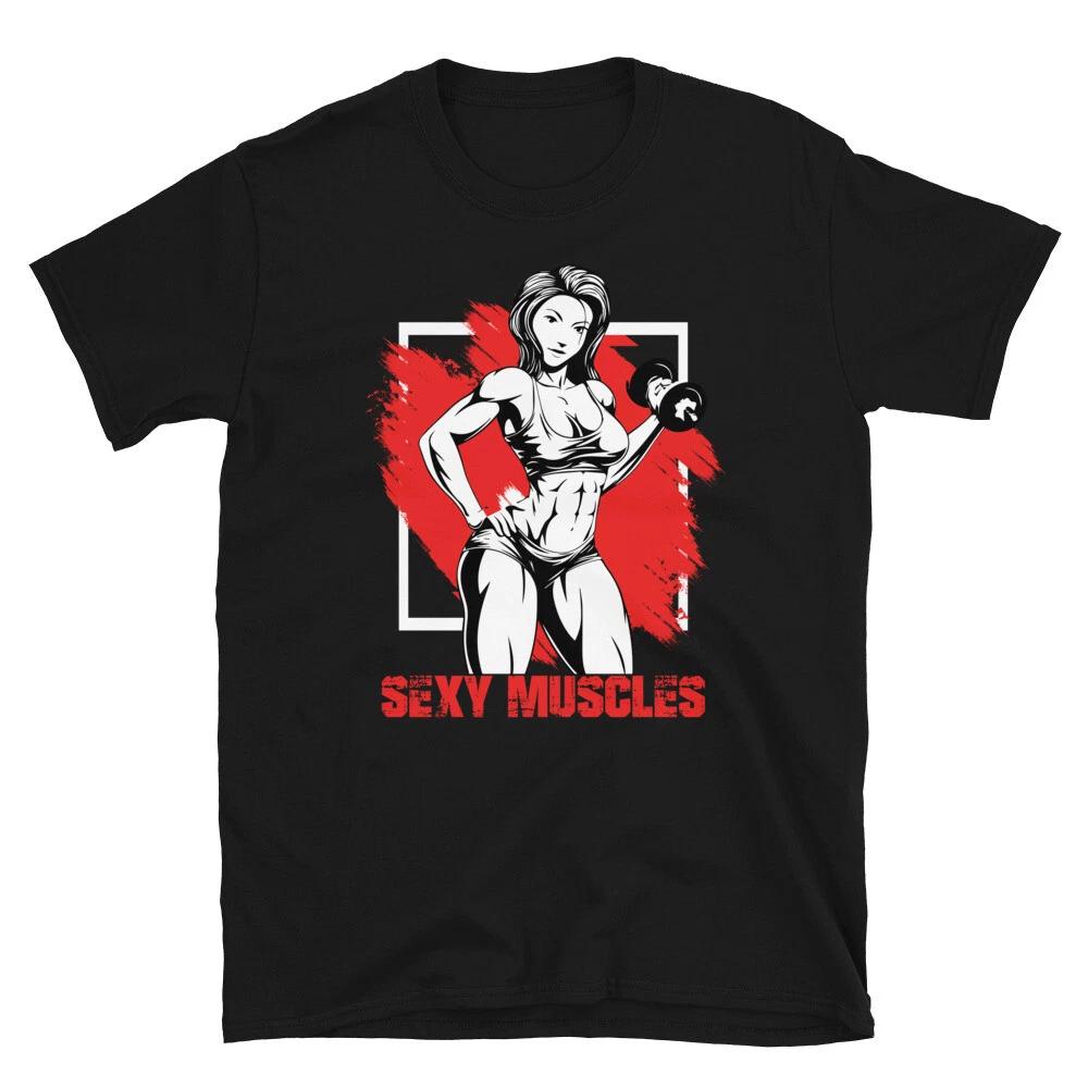 Sexy Muscles Bodybuilding Gym Fitness Muscle T-Shirt