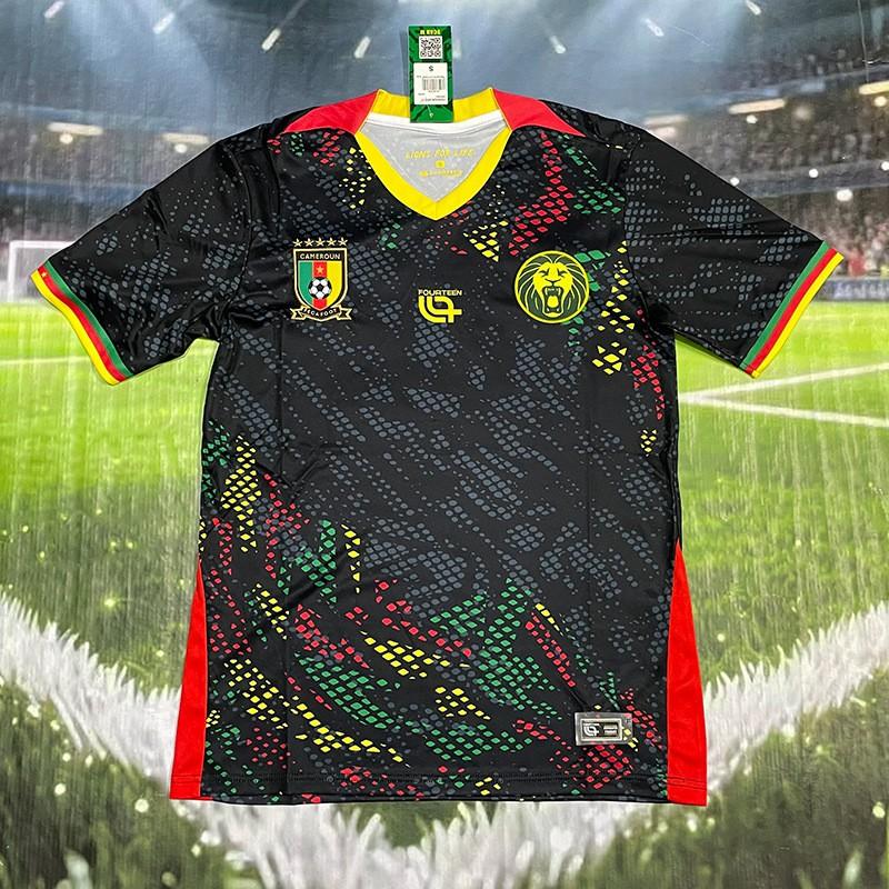 Cameroon National Team Soccer Jersey Short Sleeve Fan Edition Home Away Football Shirt Men