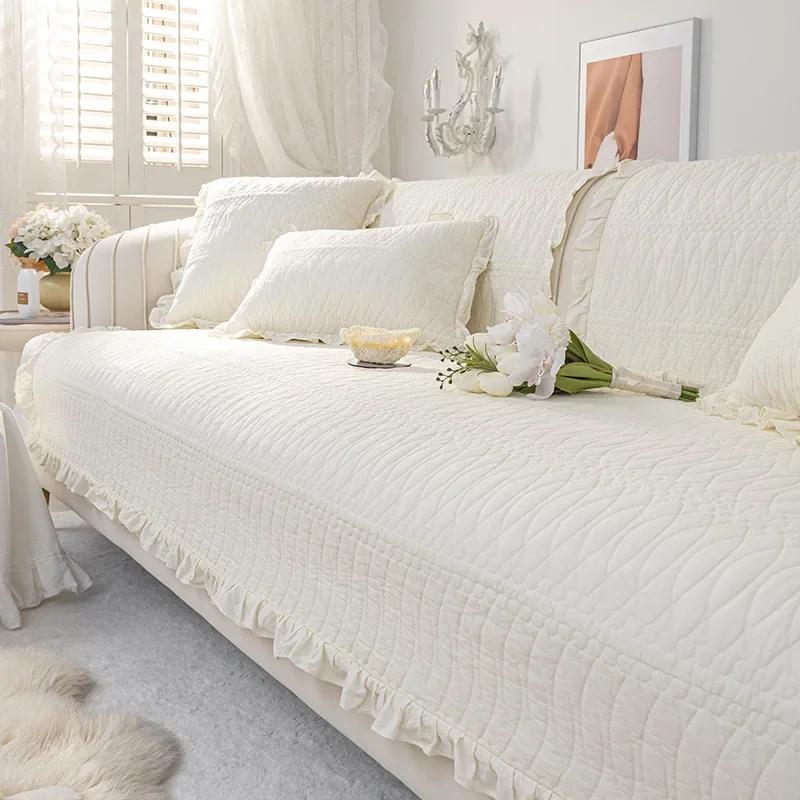 Four Seasons Universal Lace Sofa Cushion New Non Slip Sofa Cushion Simple Modern Home Living Room Sofa Cushion