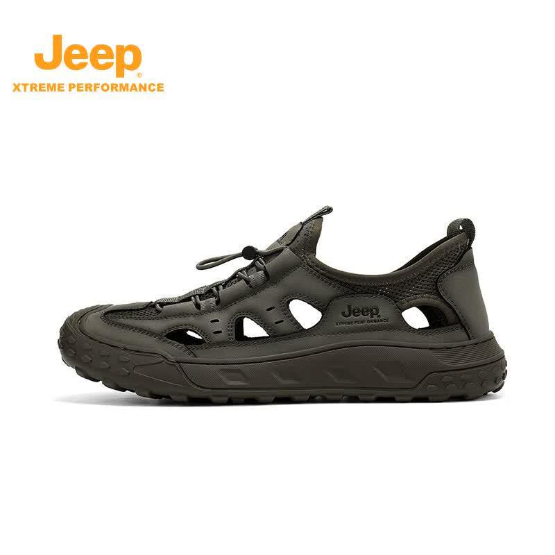 Jeep Мужские уличные сандалии для ходьбы по воде и пешего туризма