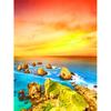 Diamond Painting Kit Landscape Sunset Diamond Embroidery Cross Stitch Seaside Pictures Of Rhinestones Mosaic Decortion