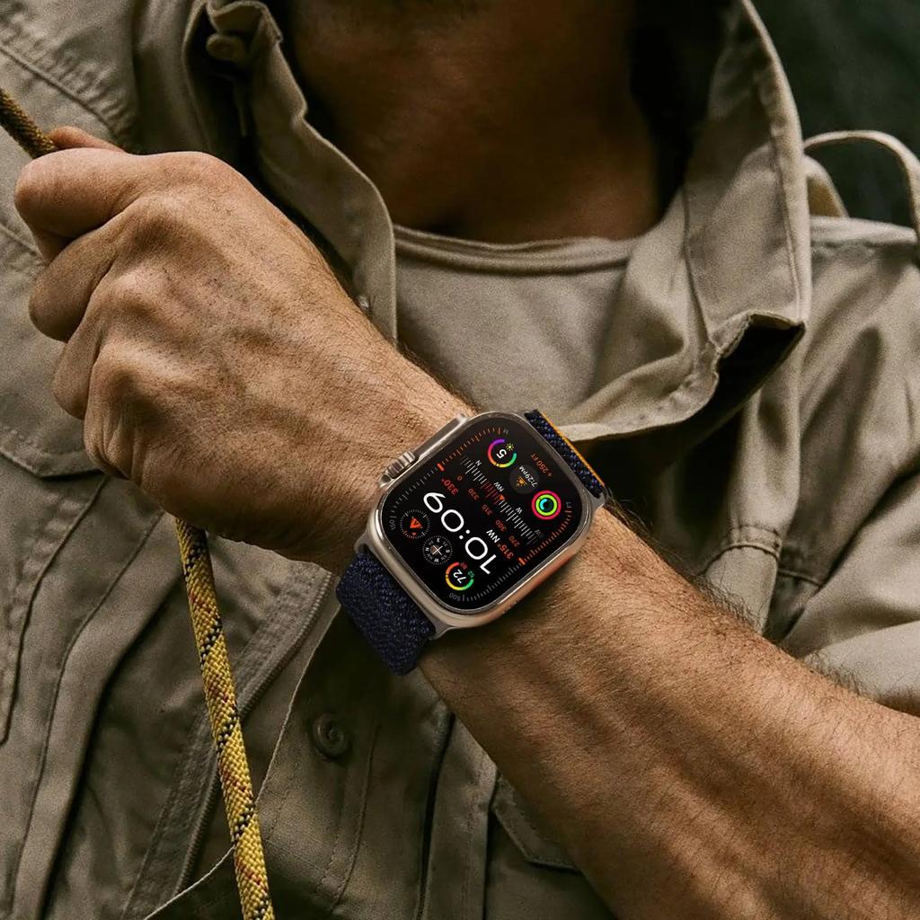 Нейлоновый ремешок-петля для Apple Watch Band 49 мм 46 мм 42 мм 45 мм 44 мм Спортивный браслет для IWatch Series Ultra 2 10 9 8 7 SE 6 5 4 Correa