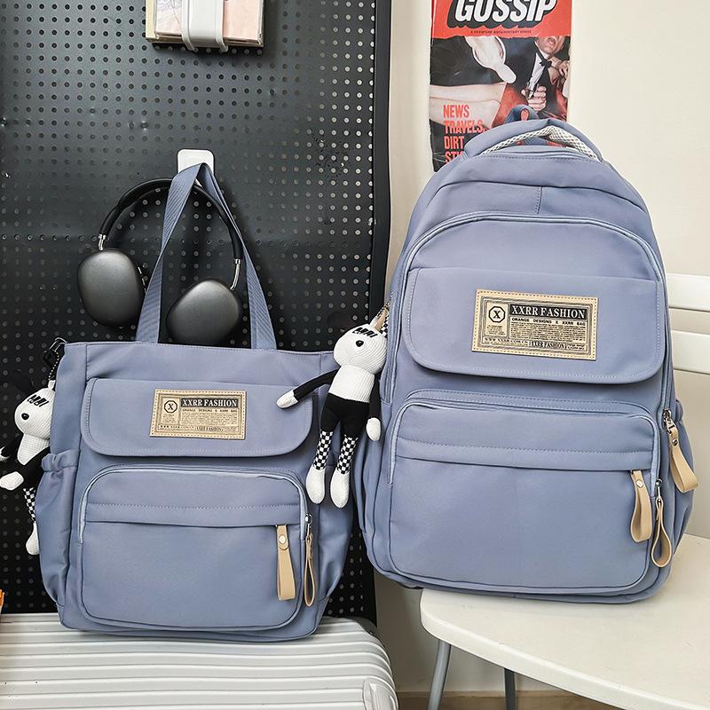 Школьные рюкзаки Студенты колледжа Девушки Старшеклассники Рюкзак большой вместимости Бордовый Рюкзаки для учеников средней школы