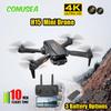H15 Мини Дрон RC Дрон с 4K Двойной Камерой HD WiFi FPV Фотосъемка Складной Квадрокоптер Дроны с Фиксированной Высотой Подарки Игрушки для Мальчиков