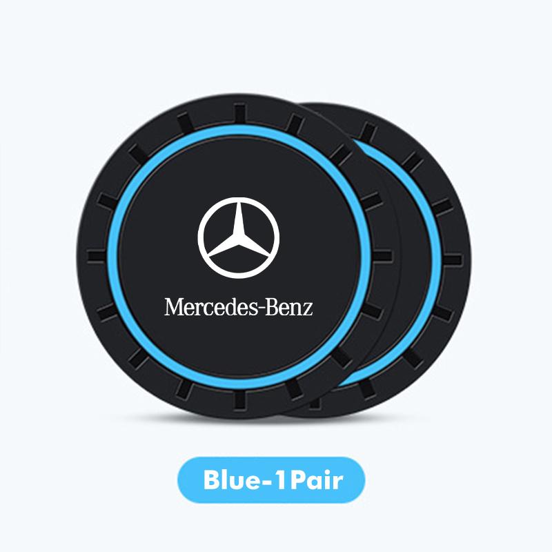 AABII1 For Benz Car Interior Water Cup Holder Non-Slip Mat Pad Coasters Auto Accessories Exclusive AMG W124 W203 W204 SPRINTER V CLASS