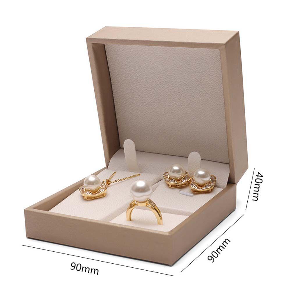 Holder Package Case Square Jewelry Display Jewelry Boxes Storage Case Ring Box Earrings Storage